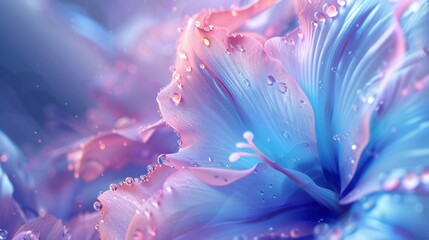 Velvet Touch: Delicate close-up, where Gladiolus petals resemble soft velvet under a gentle touch.