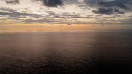 sunset/dusk over the sea