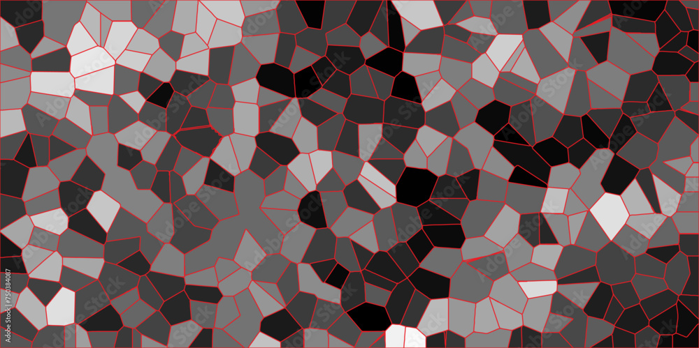 Poster Abstract grid-like backdrop of hexagon tiles in architecture and construction, resembling a seamless honeycomb pattern in a 3D geometric structure. Backdrop of hexagon tiles in architecture and const