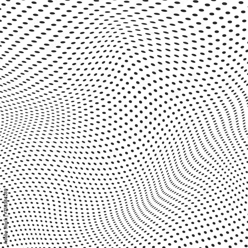 Poster abstract disappearing background. perforation distorted dotted background. background with transpare