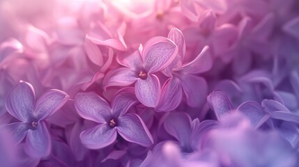 Find solace in a secluded retreat surrounded by lilac blossoms, their wavy petals creating a sense of calm and serenity.