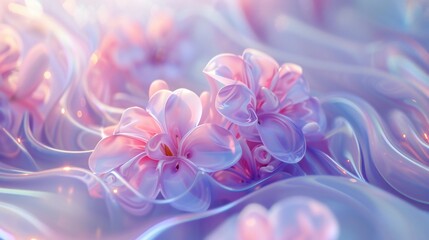 Lilac Dreamscape: A surreal dreamscape of lilac blooms, swirling in calming rhythms.