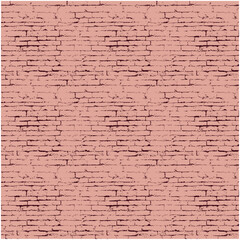 Wall Brown Brick Texture Background Vector