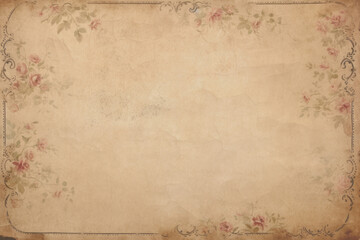 Junk Journal Floral Paper Overlays: Perfect for Vintage Effects in Multiply Mode. Generated AI