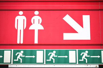 toilettes WC sanitaire flechage santé