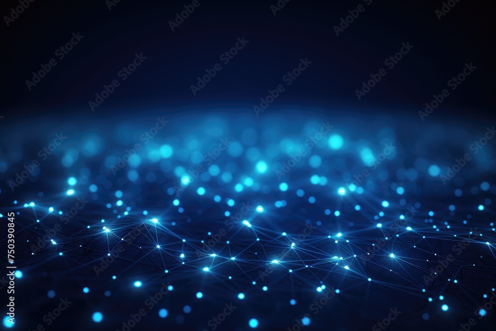 Aufkleber abstract digital background. big data visualization. network connection structure. science backgroun