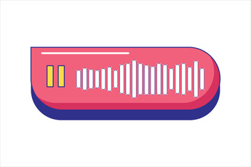 Functional Music Related Sticker Design