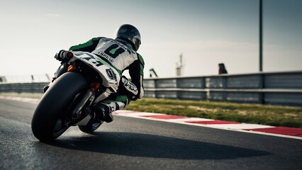 Speed moto racing
 - obrazy, fototapety, plakaty