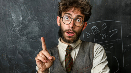 A man with glasses and a beard