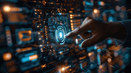 Concept of online banking and technology business revolutionary development Flexibility in financial transactions