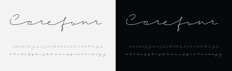 Best Alphabet Brush Beauty Script Logotype Font lettering handwritten