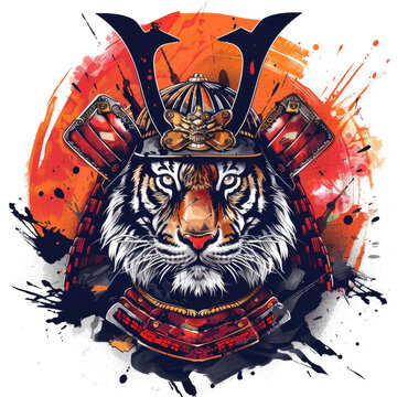 recommend clip art: tiger head with wings and tattoo