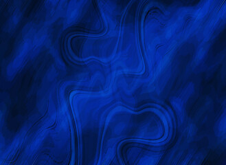 Obraz premium Abstract dark blue smooth shapes texture background. Blue pattern with artistic design abstract digital background