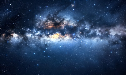 the night sky under the stars, Generative AI 
