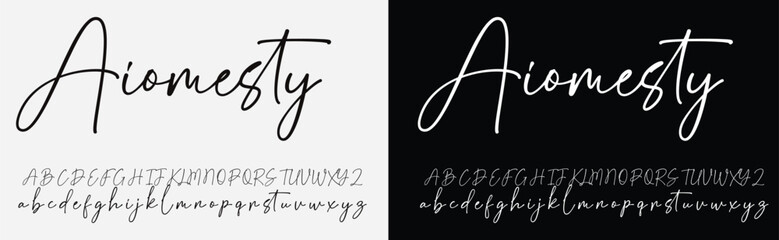 Best Alphabet Birdsong Amazing Script Signature Logotype Font lettering handwritten