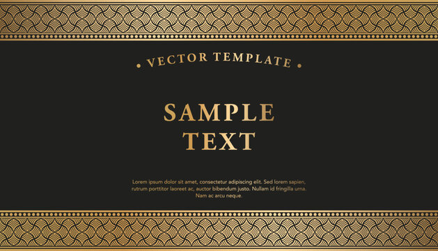 luxury batik traditional seamless pattern background with a decorative frame and a place for text