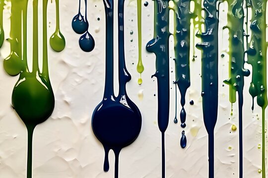 A background wallpaper of abstract art image showing colorful wax dripping creating a resist effect patterns 
