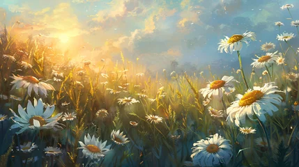 Poster Morning daisies © Johnu