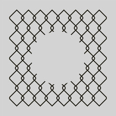 Chains flat design vector