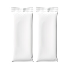 White Stick Sachet Mockup isolated on transparent background Remove png, Clipping Path, pen tool