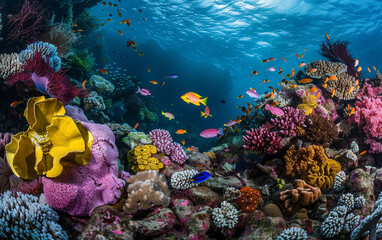 Naklejka na ściany i meble Global Marine Life Perspectives