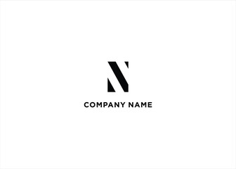 Fototapeta premium modern letter N logo business vector design template with simple