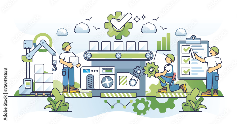 Poster process optimization with effective and lean manufacturing outline concept