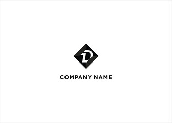modern letter D logo business vector design template with simple