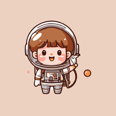cute astronout