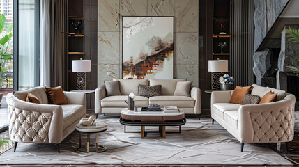 Shot of a sophisticated decor in a modern living room