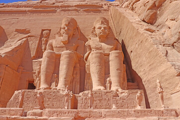 エジプト アブシンベル 神殿 ラムセス2世 大神殿
ラムセス像
Egypt Abu Simbel Ramses II