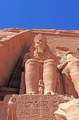 エジプト アブシンベル 神殿 ラムセス2世 大神殿 ラムセス像
Egypt Abu Simbel Ramses II