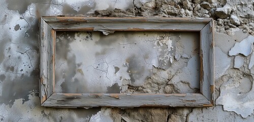 Naklejka premium earthy color frame on wall