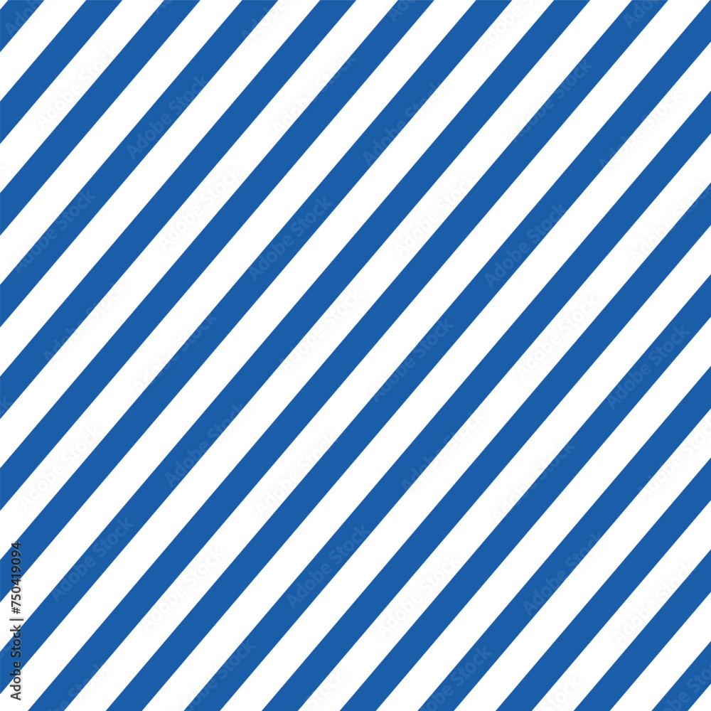 Poster striped background with horizontal straight blue and white stripes. seamless and repeating pattern. 