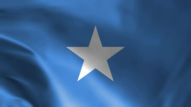 Flag of Somalia. High quality 4K resolution