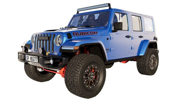 Jeep Wrangler Rubicon-PNG File