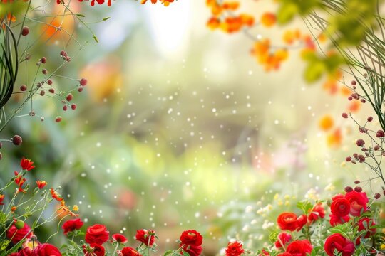 abstract background for Community Garden Week - Powered by Adobe