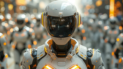 Fototapeta premium Robots the future