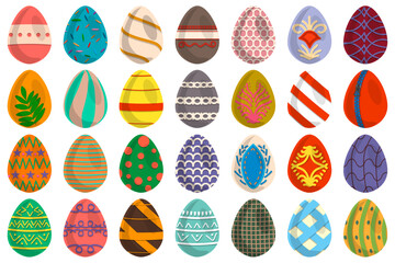 Illustration on theme celebration holiday Easter with hunt colorful bright eggs