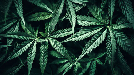 cannabis leaf background - obrazy, fototapety, plakaty