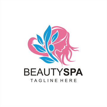 Luxury beauty hair salon modern logo design