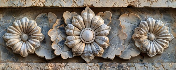 wall texture islamic, closeup
