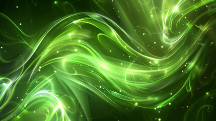 Abstract bright green motion background. illustration