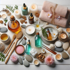 Spa Composition Flat Lay 01
