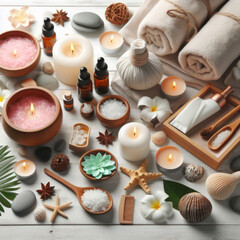 Spa Composition Flat Lay 02
