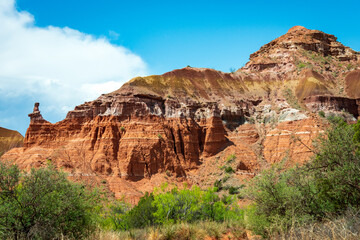 Palo Duro Canyon State Park, located in the Texas Panhandle