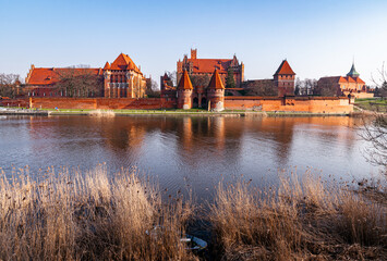 Malbork Castle, capital of the Teutonic Order in Poland
