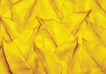 Plasticine golden pho leaves background
