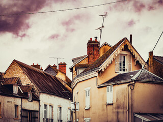 Street view of Montargis in France - 750438812
