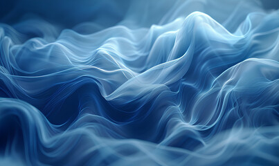 Obraz premium A white haze on a blue background.